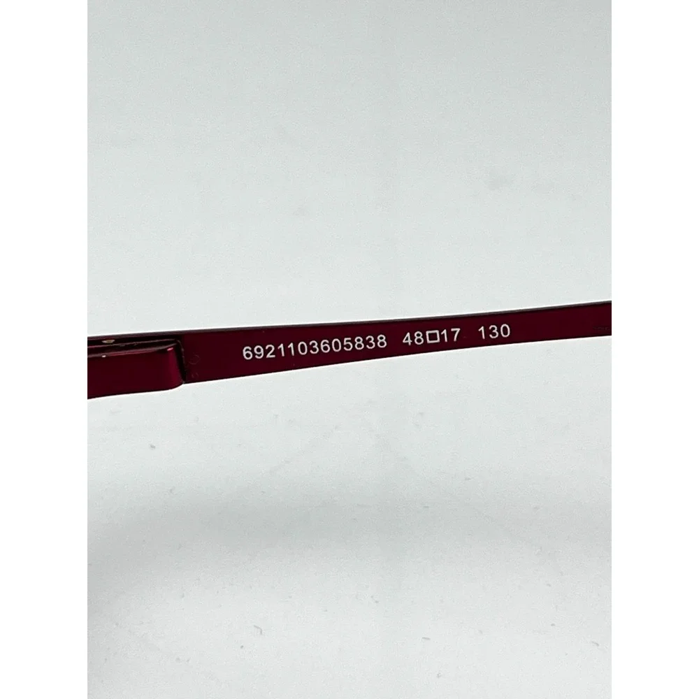 Seen Women's Eyeglasses Frame Maroon Plastic Cat Eye Full Rim 48-17-130‎ mm